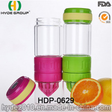 Botella de agua de infusión fresca de la fruta fresca de la venta 20oz, botella de agua del infuser de cristal (HDP-0629)